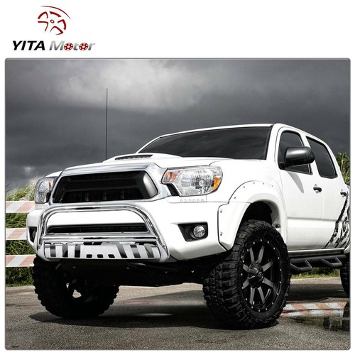 3" Chrome Steel Bull Bar Push Bumper Grille Guard for 2005-2015 Toyota Tacoma - Picture 8 of 8