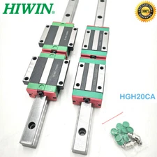 CNC Router HIWIN HGR20 HGH20 Linear Guide Rail & 2pc HGH20CA HGW20CC Rail Block 
