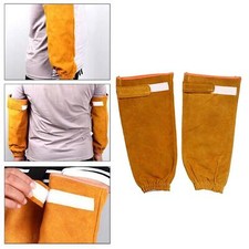 1 Pair Popular Heat Resistant Cow Leather Work Welding Protective Arm