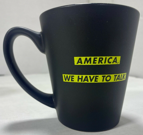 Real Time with Bill Maher America Talk Mug 2 MUGS SET NEW!! OFFICIAL MERCHANDISE - Picture 4 of 8