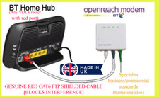 5M - BT Ininity Fibre Broadband - Business RJ45 Cat6 FTP Shielded cable - White