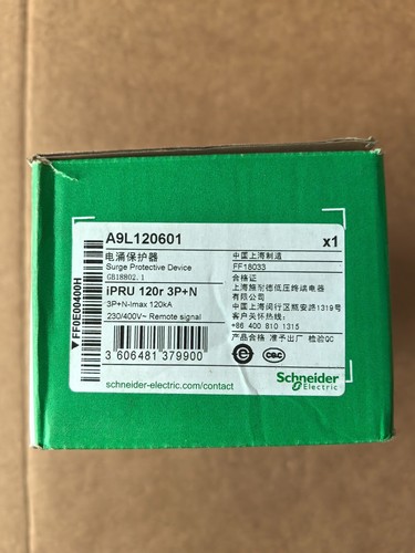 A9L120601 Brand New Schneider Pluggable Surge Protector iPRU 120r 3P+N AC 350V - Picture 4 of 8