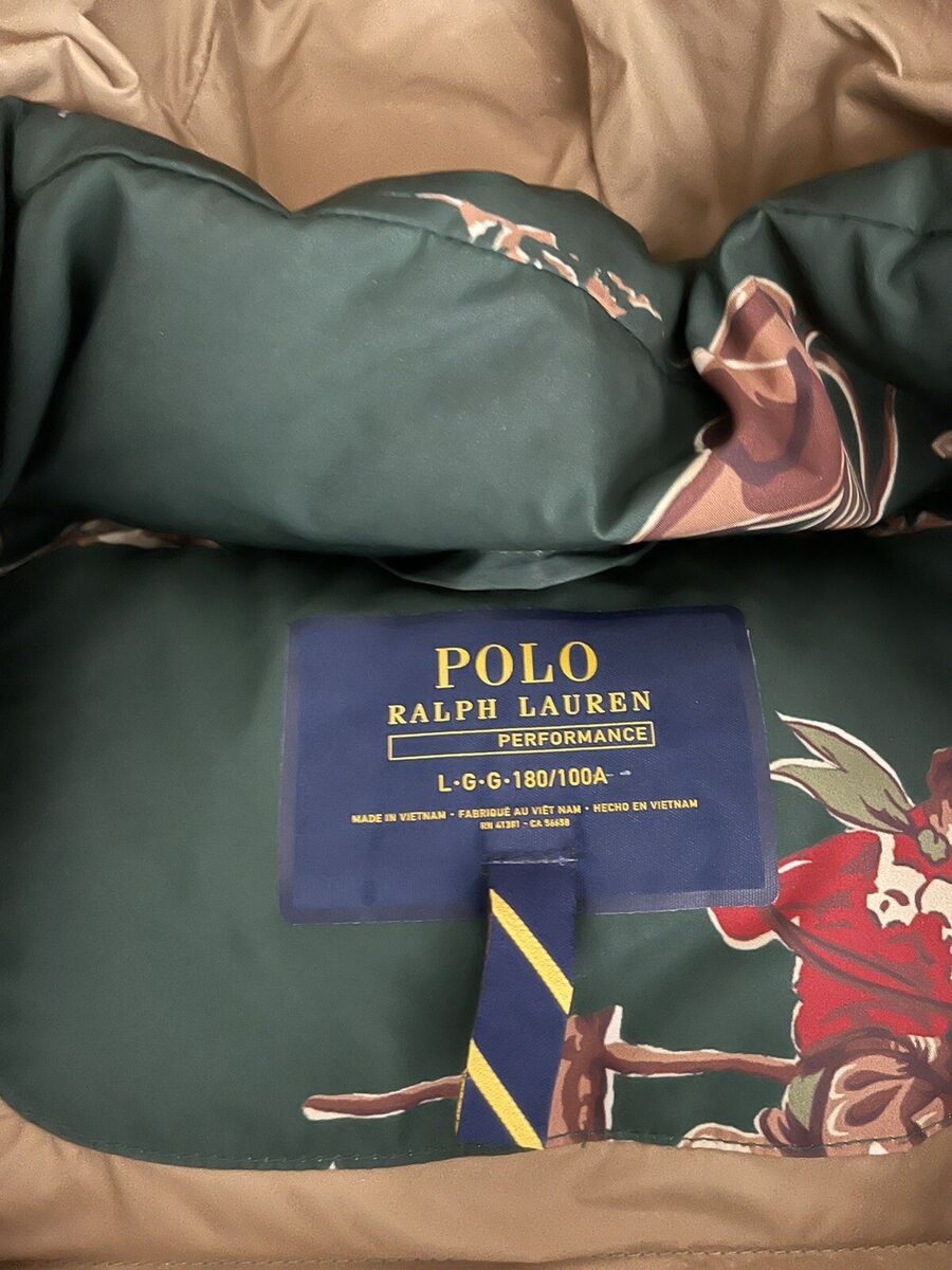 Polo Ralph Lauren Large Cowboy Puffer Jacket Rodeo Green RRL Polo Ralph Lauren Large Cowboy Puffer Jacket Rodeo Green RRL