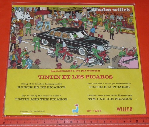 Hergé, Tintin et Milou chez les Toréadors, histoire furet, 1947