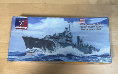 Midship Models USS CASSIN DD372,Mahan Class 1943 1:700 Scale Model, sealed
