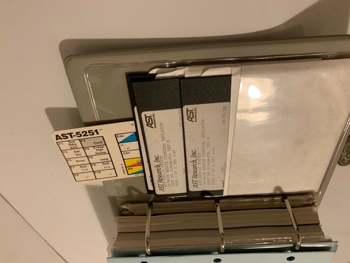 AST DATACOMMUNICATIONS MANUAL MOST SHRINKED + DISKETTES VINTAGE LAST ONE - Picture 7 of 8