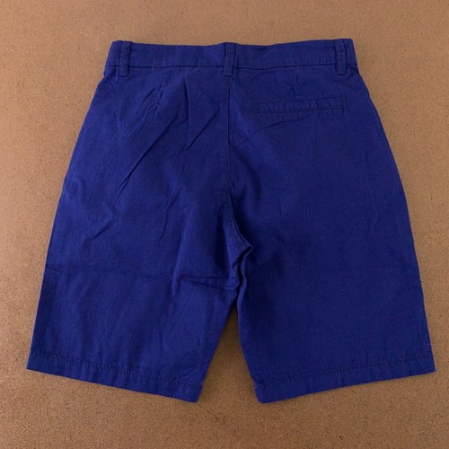 H&M Girls Size 7 Blue Cotton Chino Shorts NWT - Picture 4 of 6