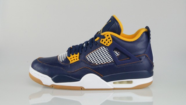 jordan 4 blue and gold