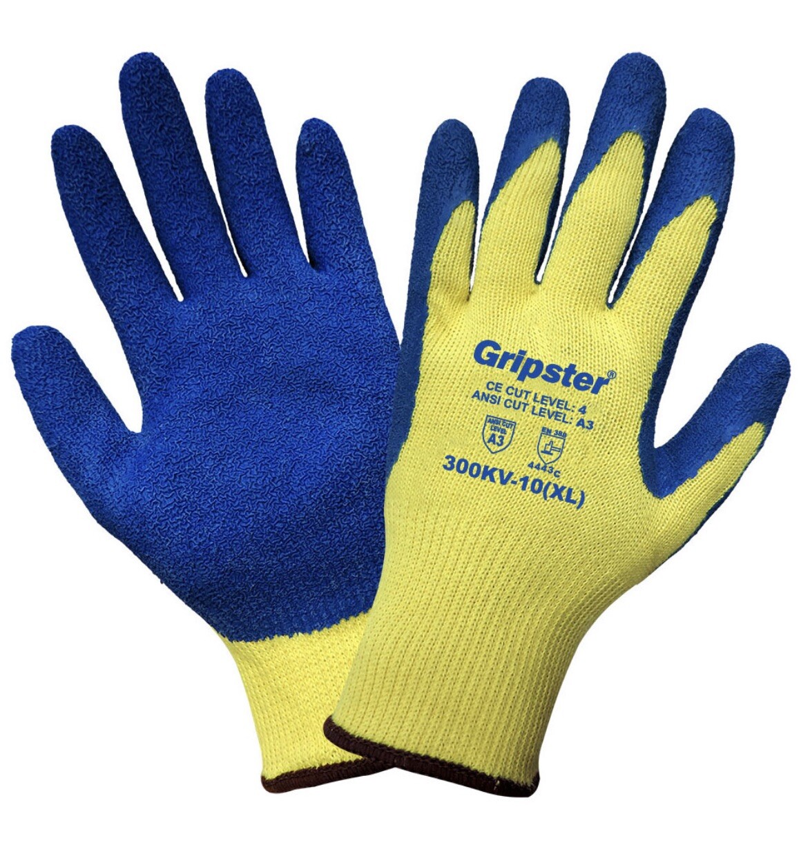 Global Glove 300KV Gripster Rubber Made With Kevlar Glove Multipurpose