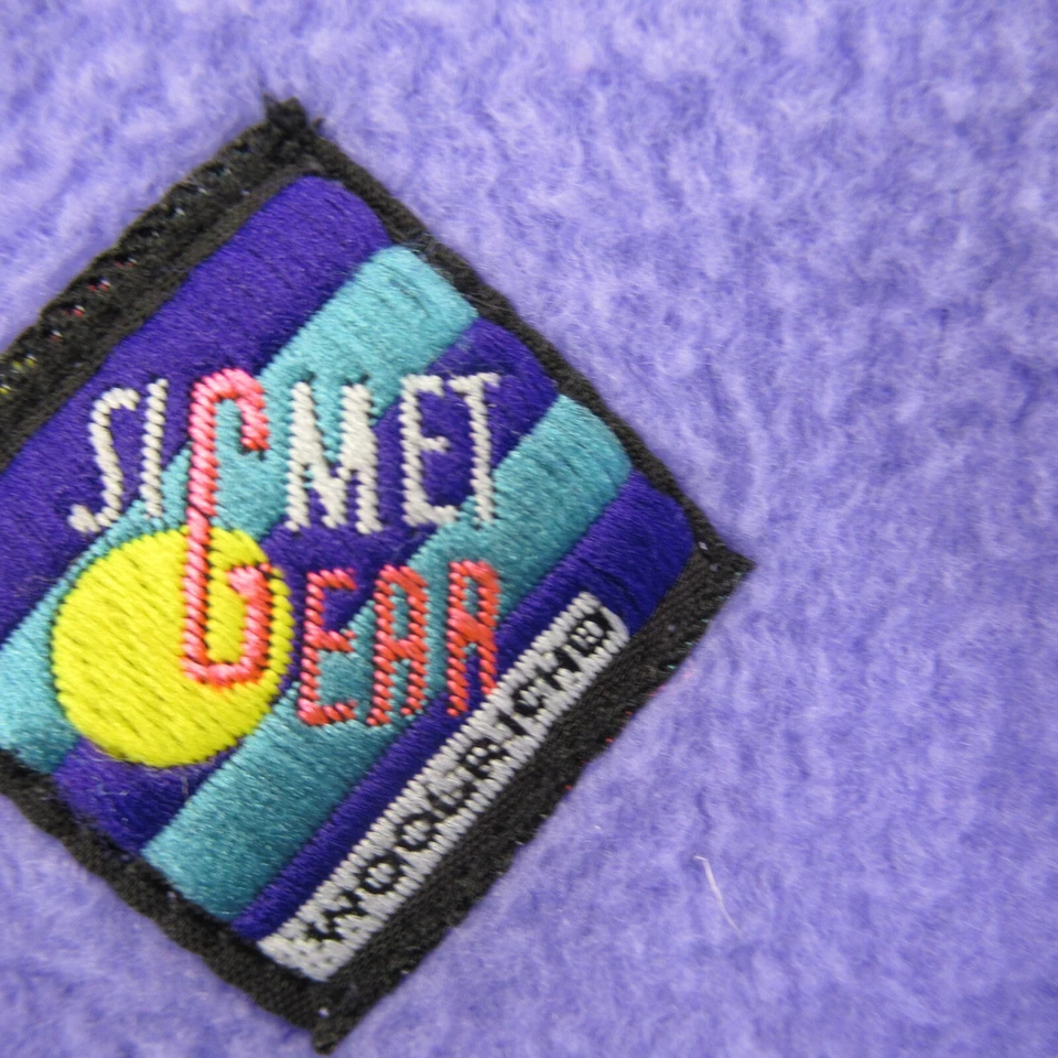 Chaqueta Woolrich para mujer grande cremallera completa manga larga exterior púrpura polar Foto 2 de 4