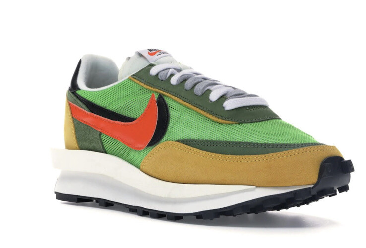 SACAI X NIKE ⭐️ Nike LD Waffle x Sacai ""Green Multi"" taglie 7 ⭐️