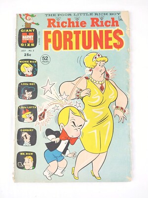 Richie Rich Fortunes #5 (1972 Giant Size Harvey) Early Bronze Age Comic