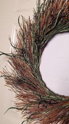 New Holiday/Easter Seasonal Pip Twig Wreath 22" - Picture 4 of 7