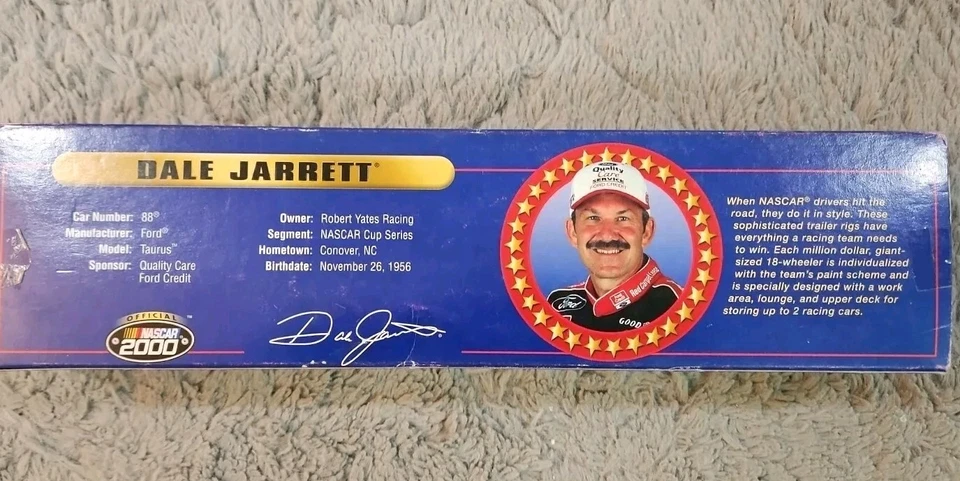 2000 Winners Circle Die Cast Racing Team #88 Dale Jarrett Cc23 NASCAR Champ Foto 2 de 4