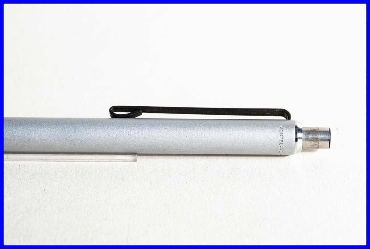 1978 Montblanc 492 Matte Black & Silver Slim Fine Ballpoint Pen