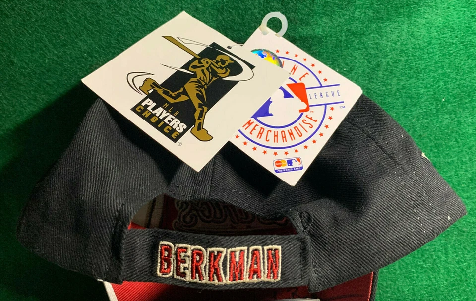 Бейсбольная кепка с автографом Лэнса Беркмана с серийным номером Tri Star 509870 - Изображение 4 из 4