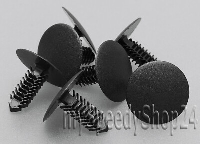100x Tannenbaum Befestigung Clips Innenverkleidung Abdeckung Ø 8 mm Kopf 24 mm