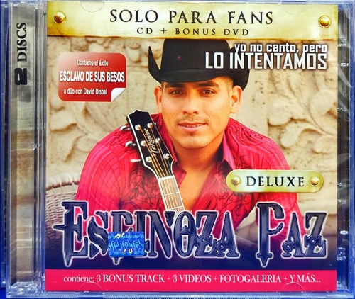 Espinoza Paz – Yo No Canto, Pero Lo Intentamos (Solo Para Fans) (2009, CD + DVD)