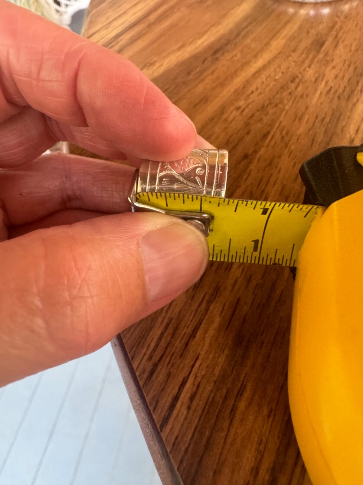 Tunisian Solid Silver Ring w/ Beautiful Engraving… - image 6