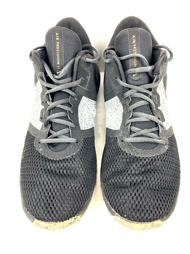 Nike Air Precision II Basketball Sneakers Shoes Mens Size 10 Black AA7069-090 - Picture 3 of 8