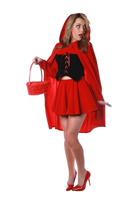 Complete Outfit Costumes Women's Little Red Riding Hood