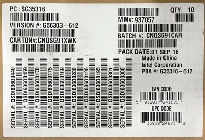 Intel RMS25CB080 SG35316 Integrated RAID Module 6 Gb/s SAS/SATA NEW BULK
