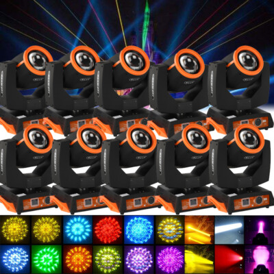 400W 7R Beam Zoom Sharpy 8 Prism DMX Stage Lighting Moving Head Light Disco US
