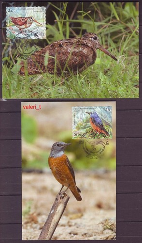 2009 Serbia - Bulgaria Birds Joint issue 4 x Maxicards - Picture 3 of 3