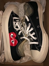 cdg converse size 7 womens