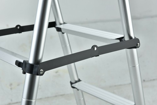 EN131 klappbare Teleskopverlängerung Aluminium Stufenleiter klappbar Mehrzweck USA - Bild 8 von 15