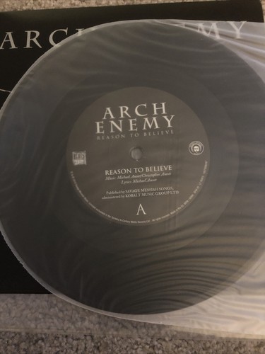 ARCH ENEMY Reason to Believe 7” Vinyl Single Numbered 2018 - Picture 4 of 4