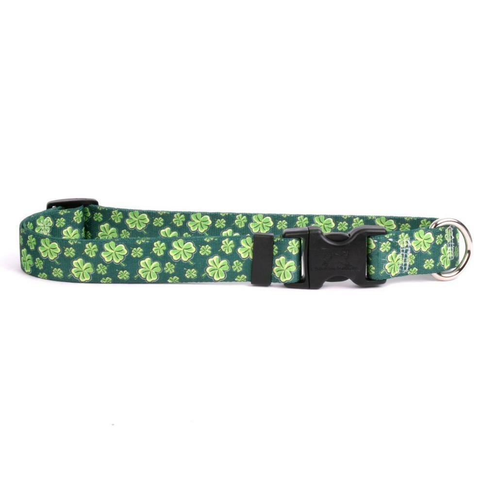 NEW St. Patrick's Day 4 Leaf Clover Dog and Cat Collar by Yellow Dog Design  | eBay