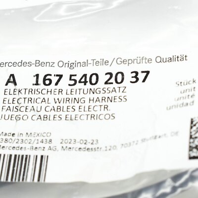 MERCEDES-BENZ GLE W167 Front 360° Camera Wiring Harness