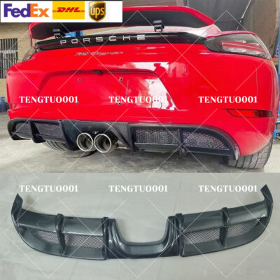 Carbon Fiber diffuser Car Styling for Porsche 718 boxster cayman 2017-up
