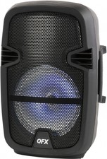 lexibook portable bluetooth speaker with microphone and led lights