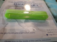 Performance Amulet Bracelet ~ Increase Strength, Endurance, Balance Large Green