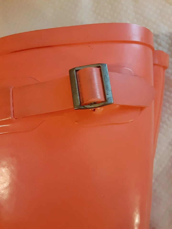 Яркий оранжевый/персиковый цвет девочек дождевики США размер 13/1 - Изображение 2 из 4