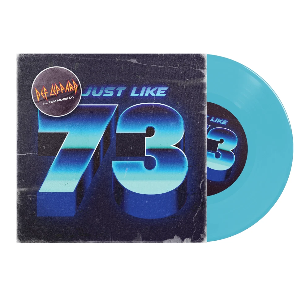 DEF LEPPARD Just like 73 Extremely Limited Edition 7" Blue Vinyl TOM MORELLO*** - Bild 4 von 4