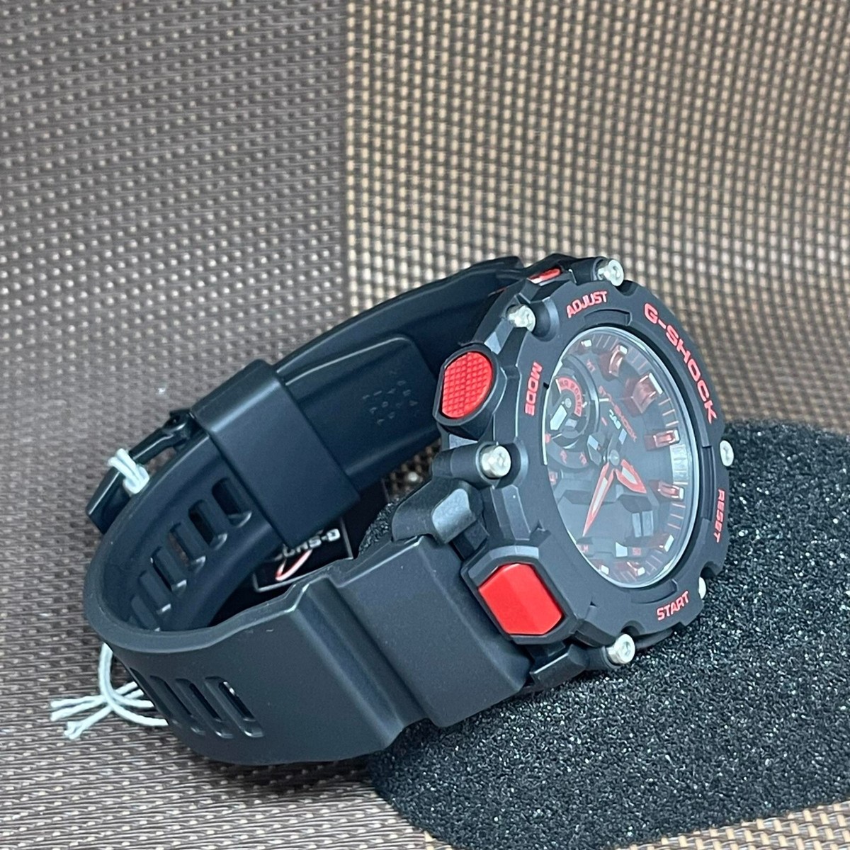 Casio G-Shock GA-2200BNR-1A Black Red Resin Analog Digital