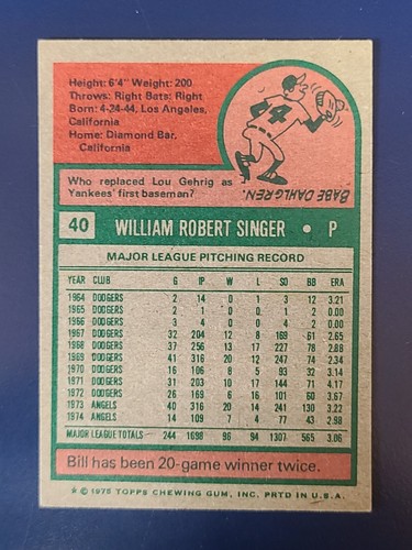 Mini tarjetas de béisbol Topps 1975 completan tu conjunto que elijas elegir cada una #1 - 220 - Imagen 27 de 161