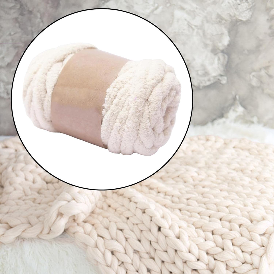 Thick Chunky Yarn Weight Yarn Arm Knit Yarn Filling Handcrocheted Jumbo