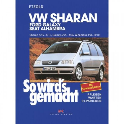 VW Sharan I Typ 7M8, 7M9 1995-2010 So wird's gemacht Werkstatthandbuch Etzold - Afbeelding 1 van 9