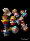 VTG Fisher Price Little People  lot of 9 1990s