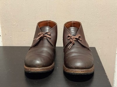 Red Wing Size 10D 9017 Heritage Beckman Chukka Cigar Leather Work Men's Boots