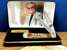 CASE XX USA George Jones “COUNTRY MUSIC LEGEND”boneStag Trapper Knife/Box NEW
