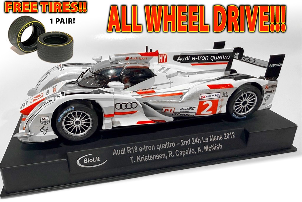 Slot.it AUDI R18 e-tron quattro 2012 1/32 Slot Car SICA38B CA38B