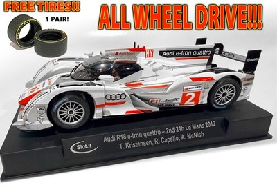 Slot.it AUDI R18 e-tron quattro 2012 1/32 Slot Car SICA38B CA38B with free tires