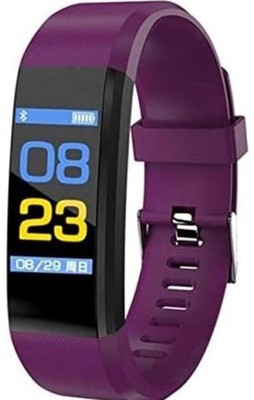 115 Plus Smart Watch Fitness Tracker Heart Rate Blood Pressure Monitor Purple 