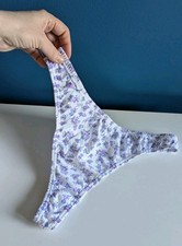 Vintage Cotton Thong It•se•bit•se Floral Size XL/8 New Old Stock NWOT