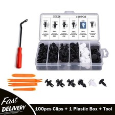 Parts Car Body Plastic Fender Bumper Tool Trim Retainer Fastener Clips Kit 105pc